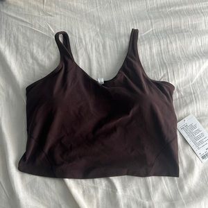 NWT lululemon brown align tank